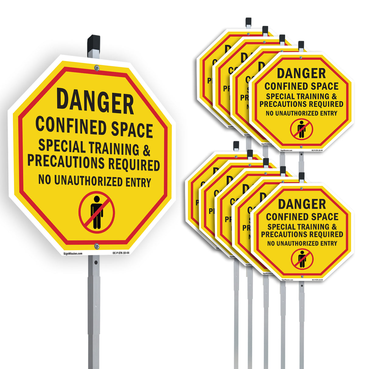 Danger Confined Space Special Training & Precautions Required No Unauthorized Entry