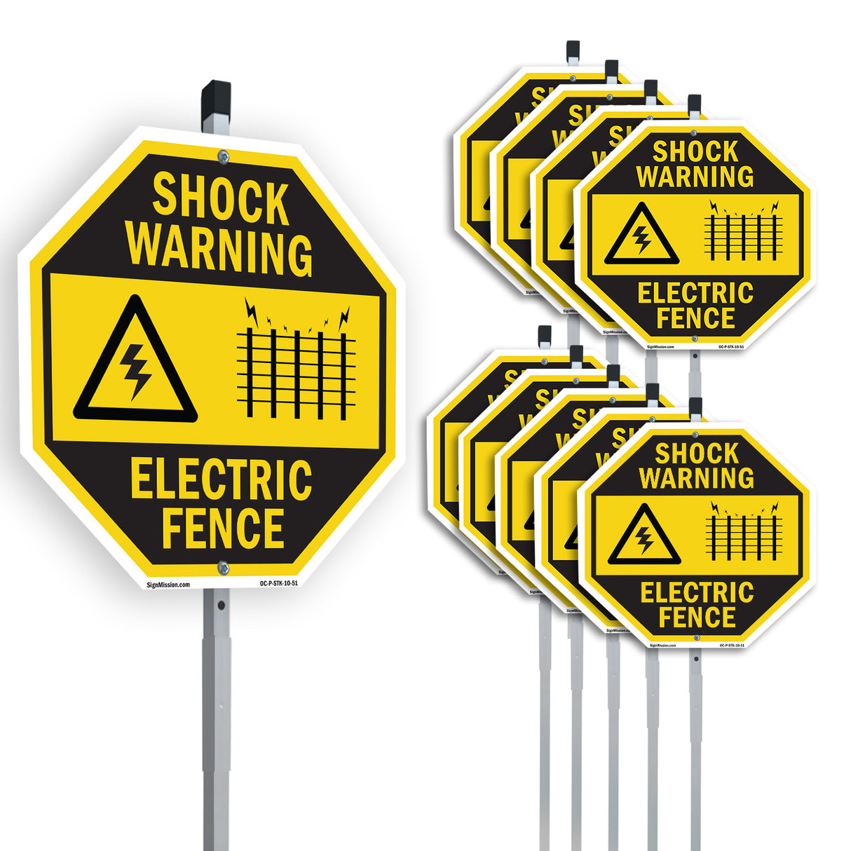 Shock Warning Electric Fence