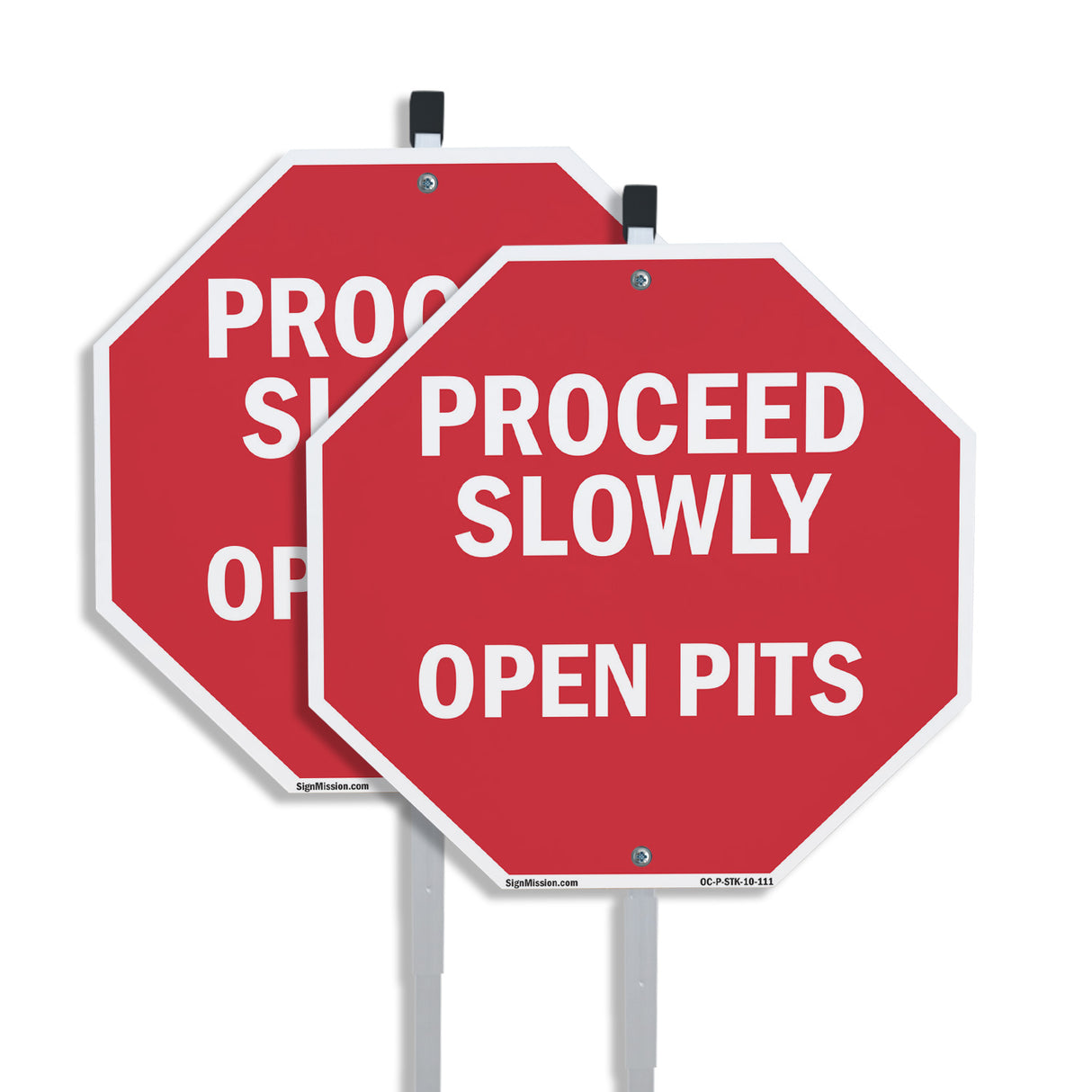 Proceed Slowly Open Pits