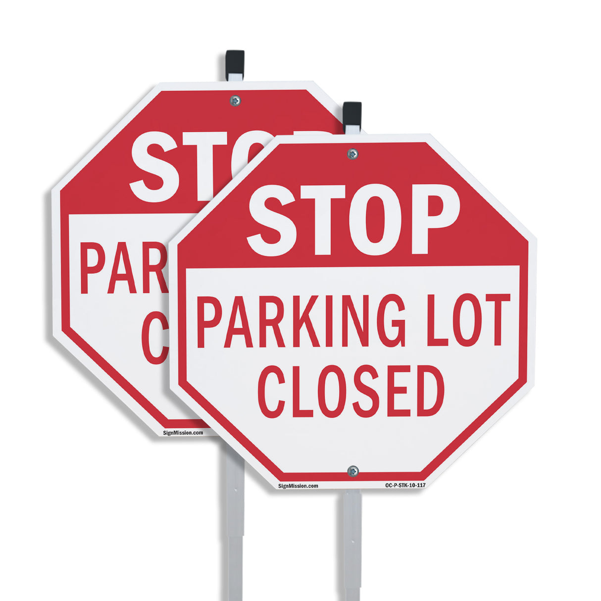 Stop Parking Lot Closed