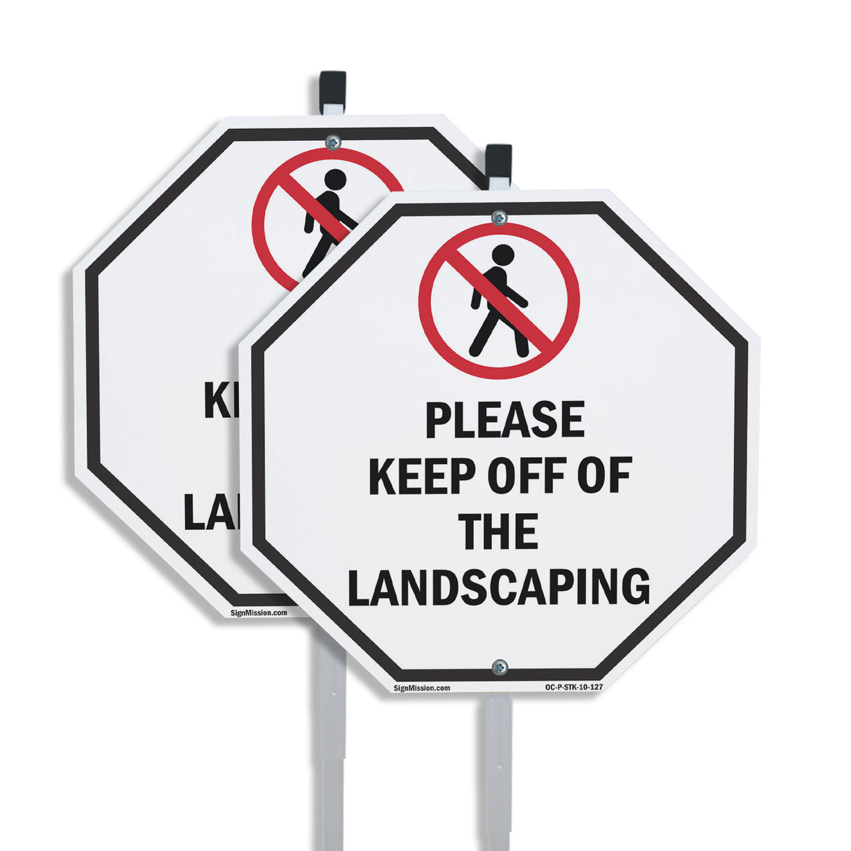 Please Keep Off of The Landscaping