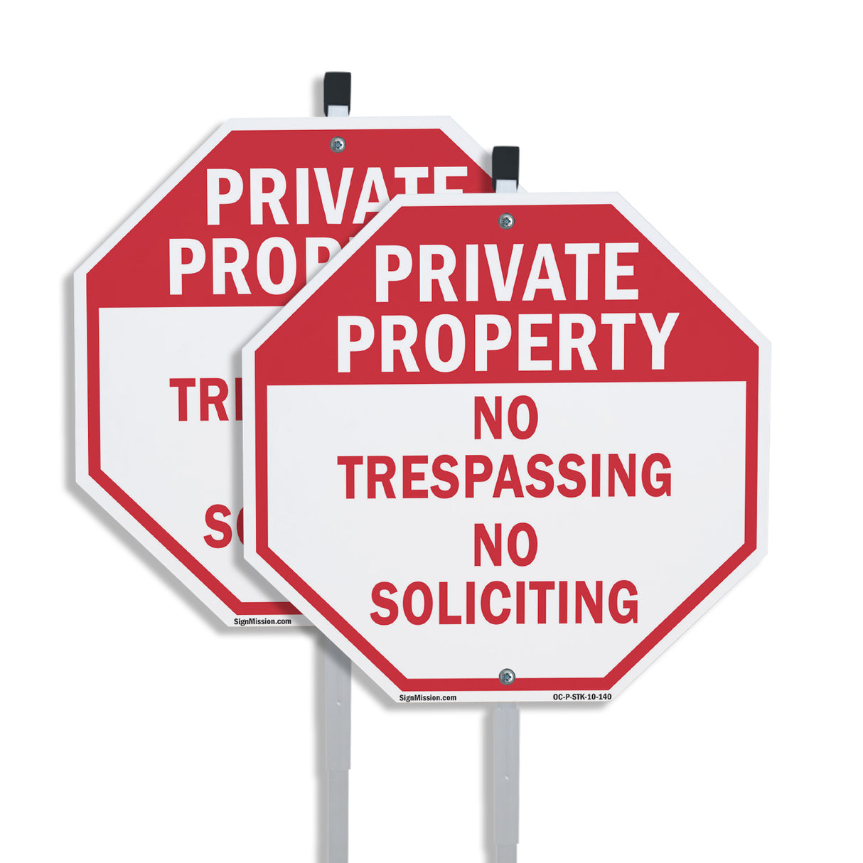 Private Property No Trespassing No Soliciting