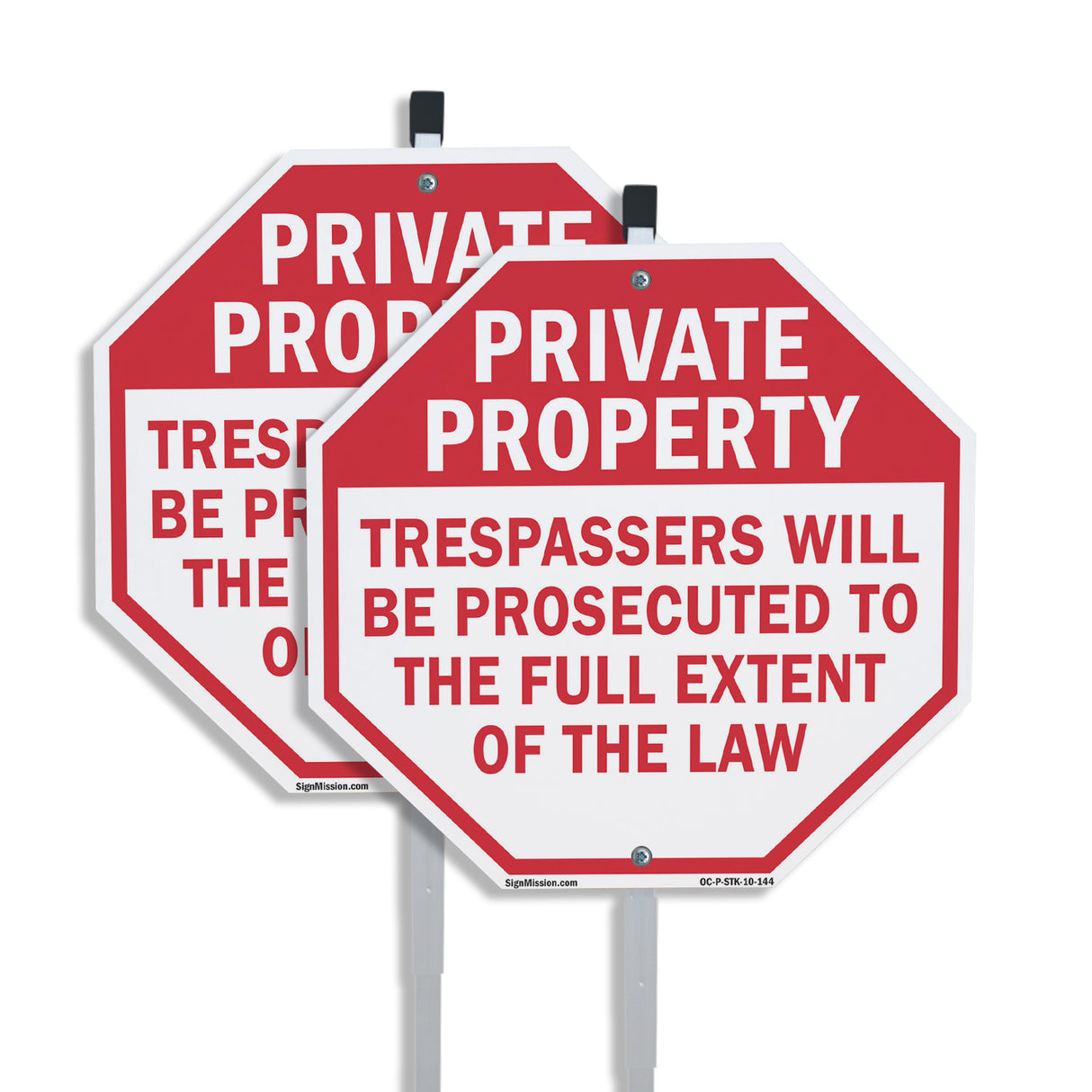 Private Property Trespassers Will Be Prosecuted to The Full Extent of The Law