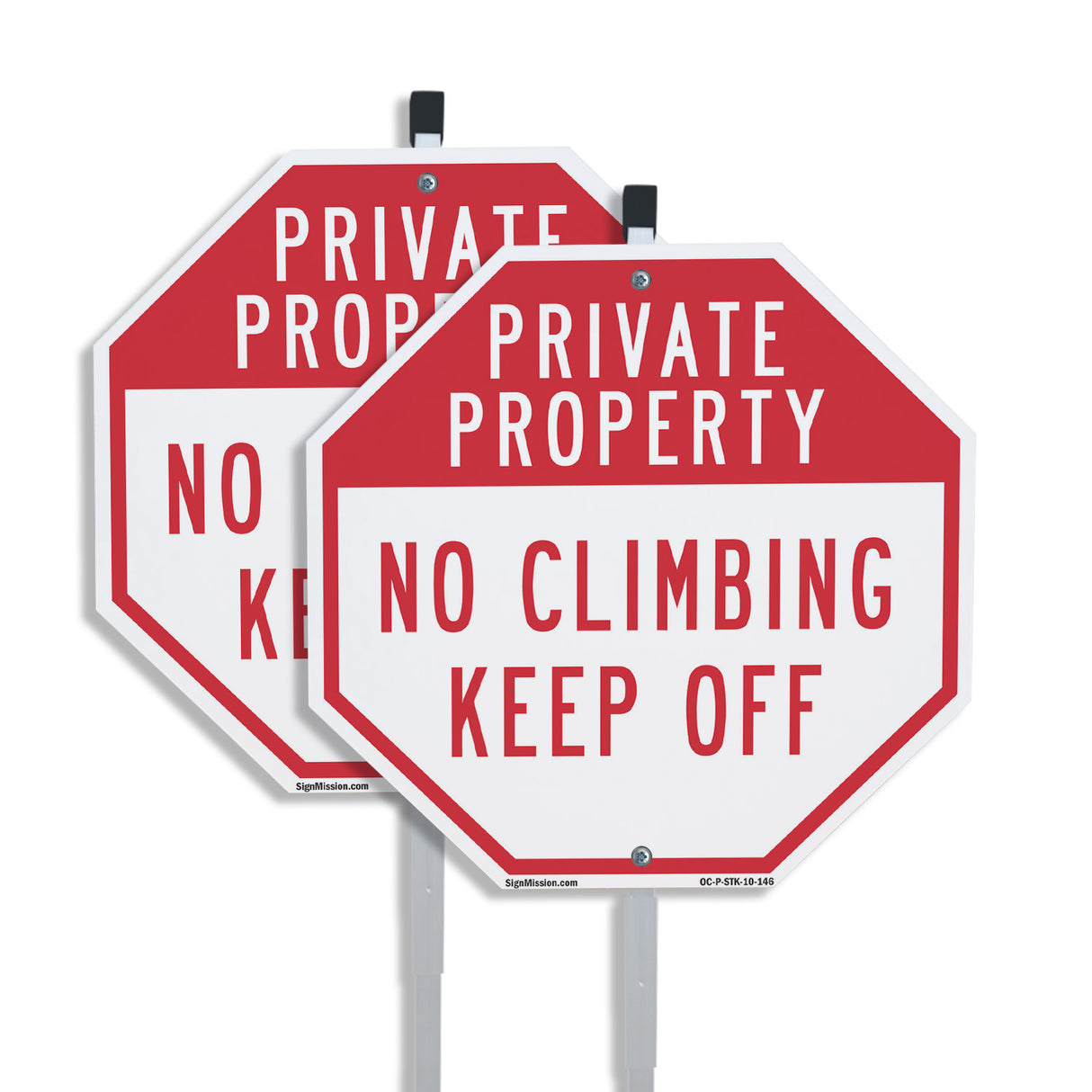 Private Property No Climbing Keep Off
