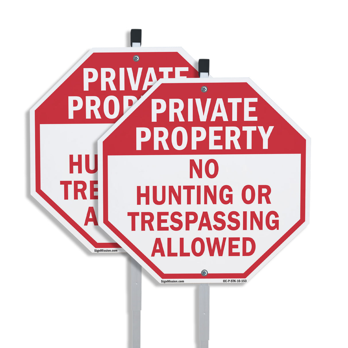 Private Property No Hunting or Trespassing Allowed