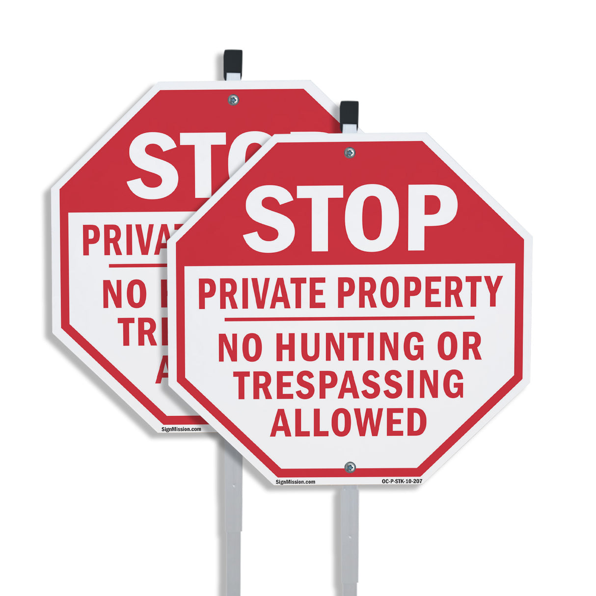 Stop Private Property No Hunting or Trespassing Allowed
