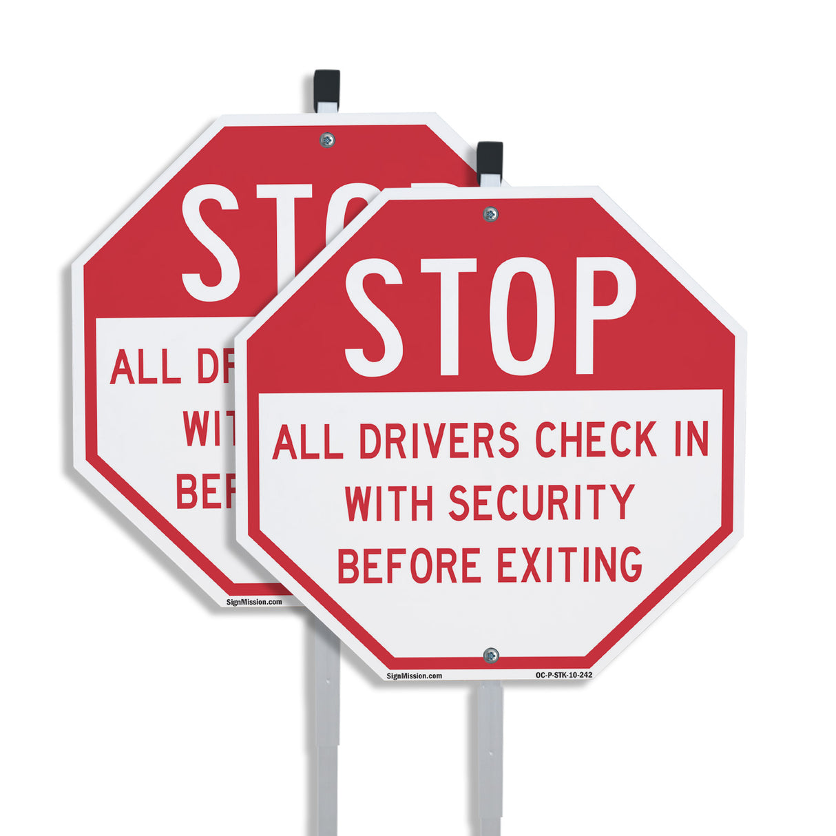 Stop All Drivers Check in With Security Before Exiting