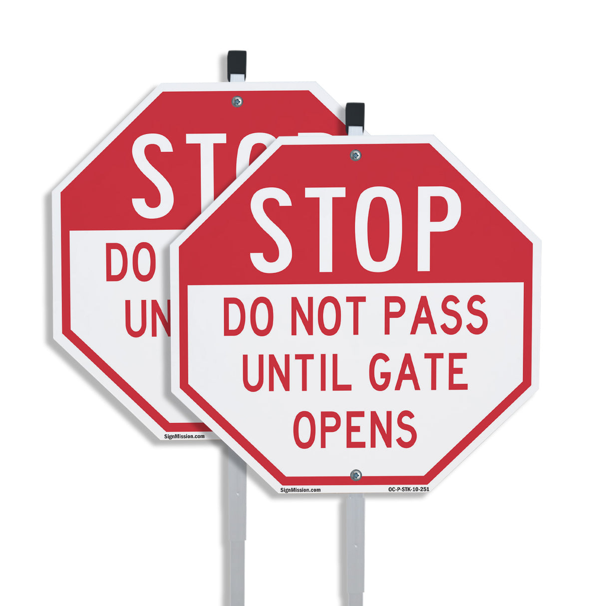 Stop Do Not Pass Until Gate Opens