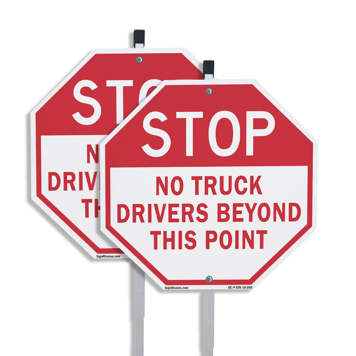Stop No Truck Drivers Beyond This Point