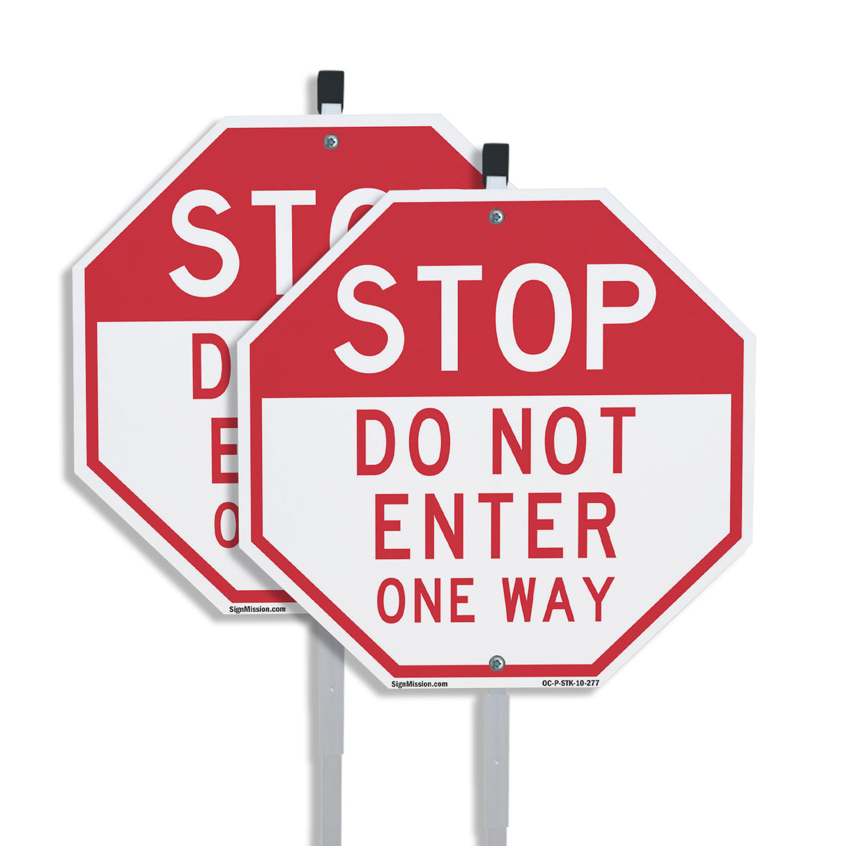 Stop Do Not Enter One Way