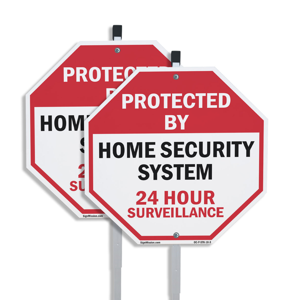 Protected By Home Security System 24 Hour Surveillance