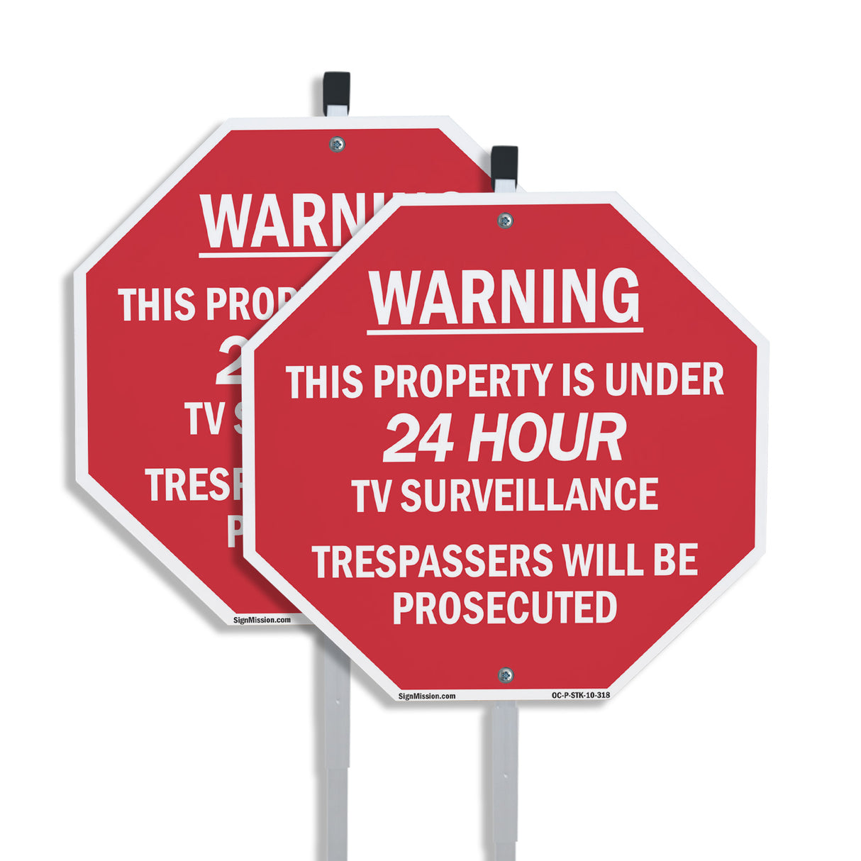 Warning This Property Is Under 24 Hour Tv Surveillance Trespassers Will Be Prosecuted