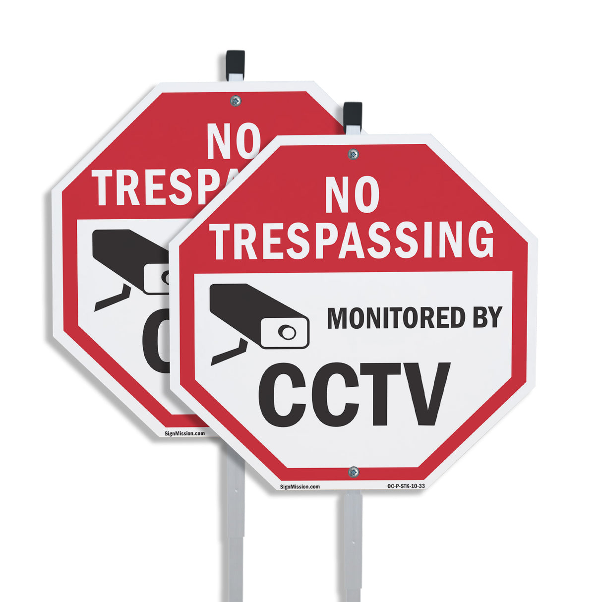 No Trespassing Monitored By CCTV