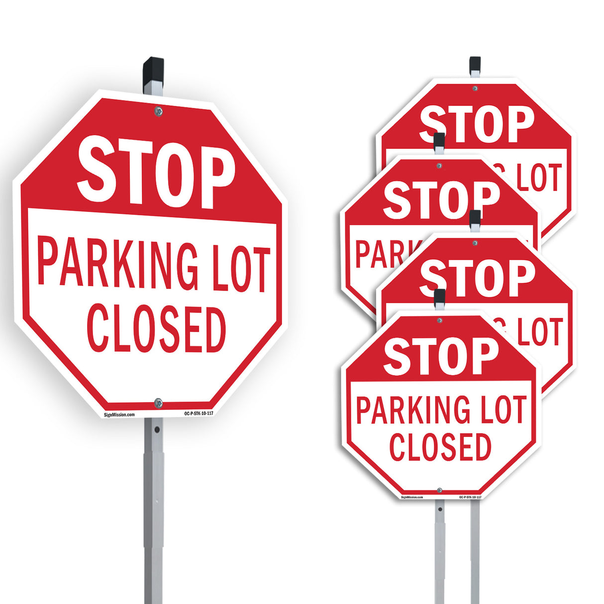 Stop Parking Lot Closed