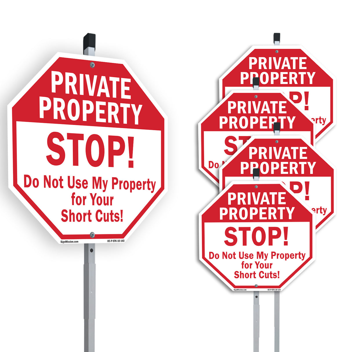 Private Property Stop! Do Not Use My Property for Your Short Cuts!