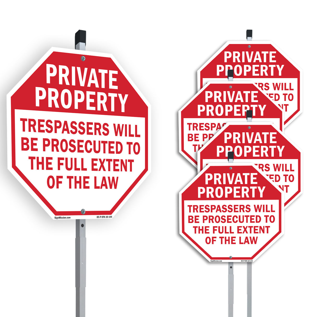 Private Property Trespassers Will Be Prosecuted to The Full Extent of The Law