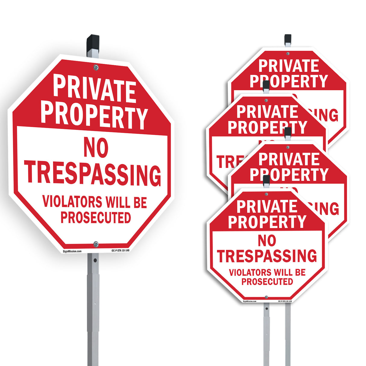 Private Property No Trespassing Violators Will Be Prosecuted