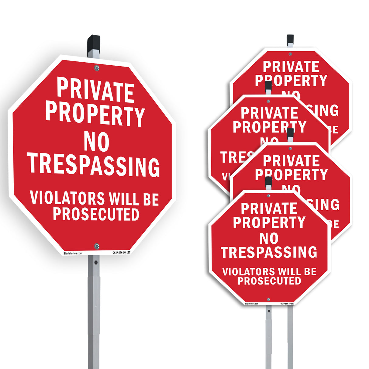 Private Property No Trespassing Violators Will Be Prosecuted