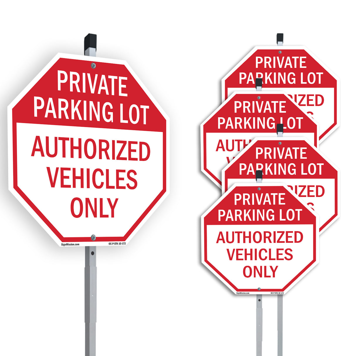 Private Parking Lot Authorized Vehicles Only