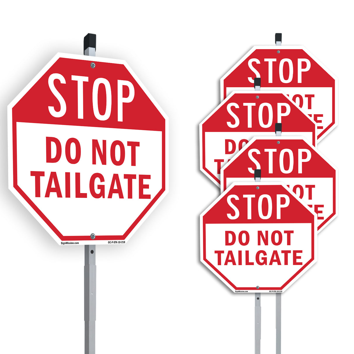 Stop Do Not Tailgate