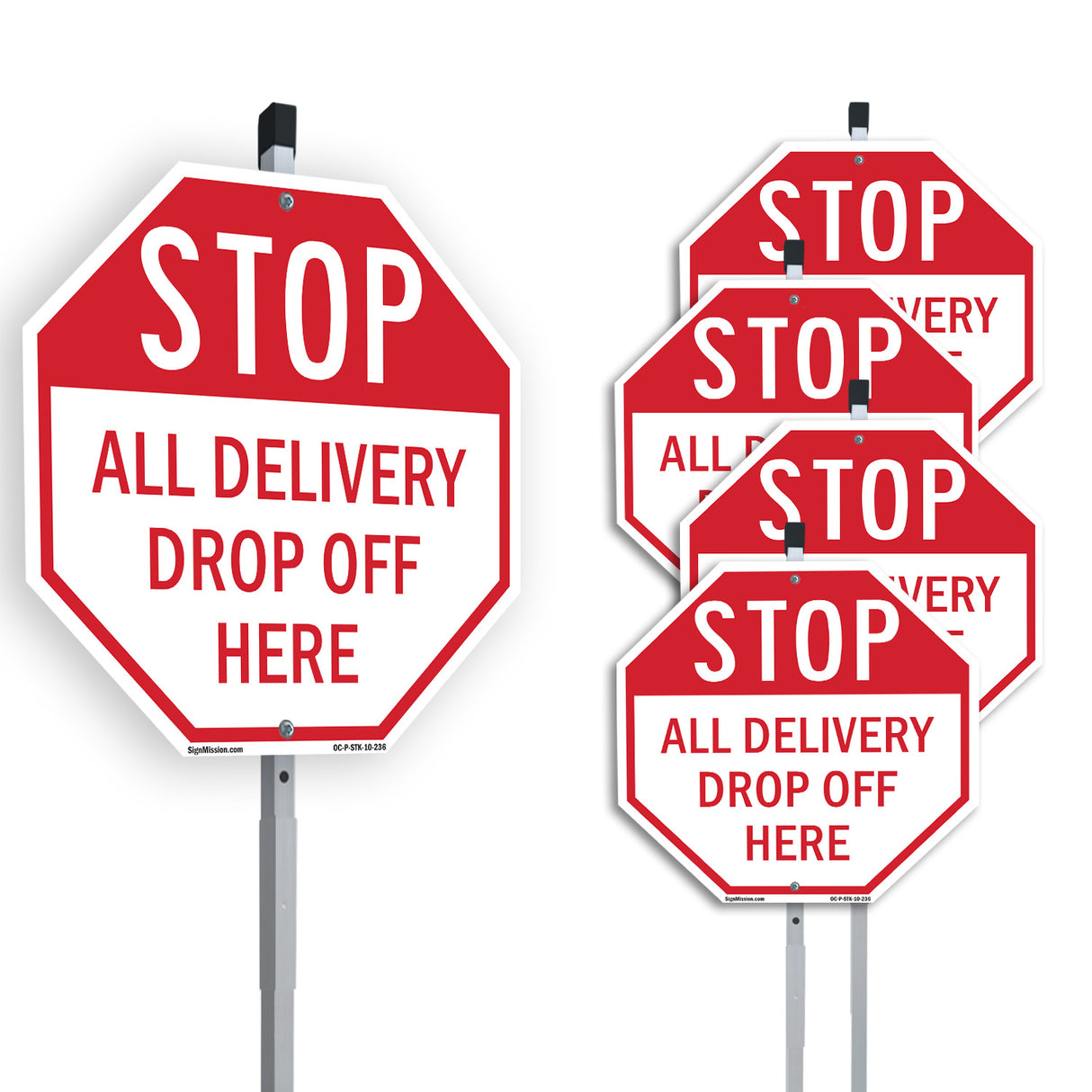 Stop All Delivery Drop Off Here
