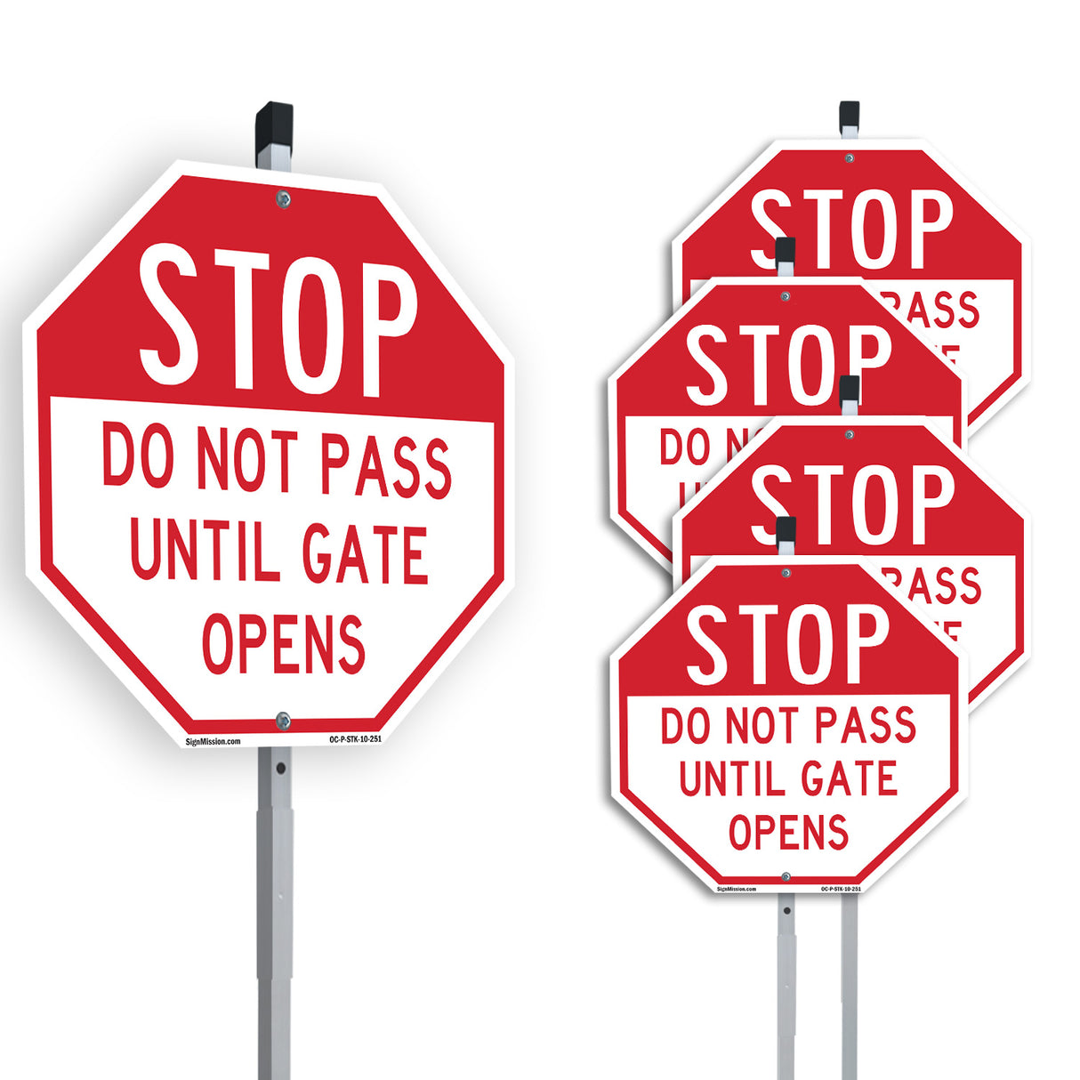 Stop Do Not Pass Until Gate Opens