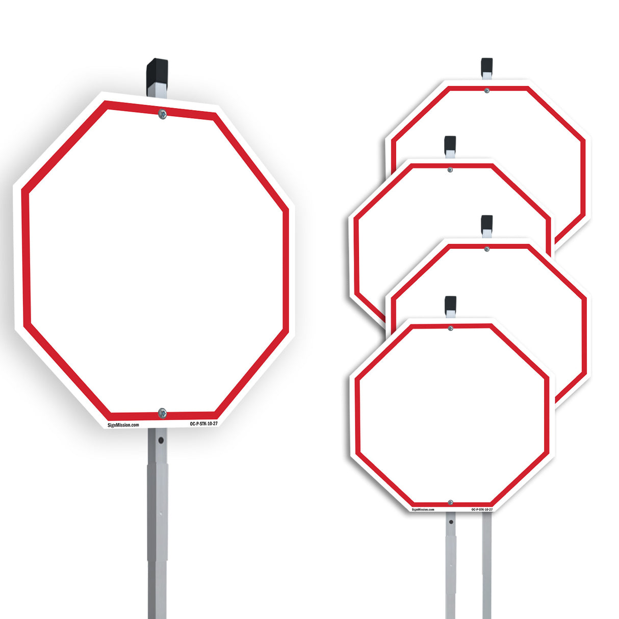 Blank Sign White Background