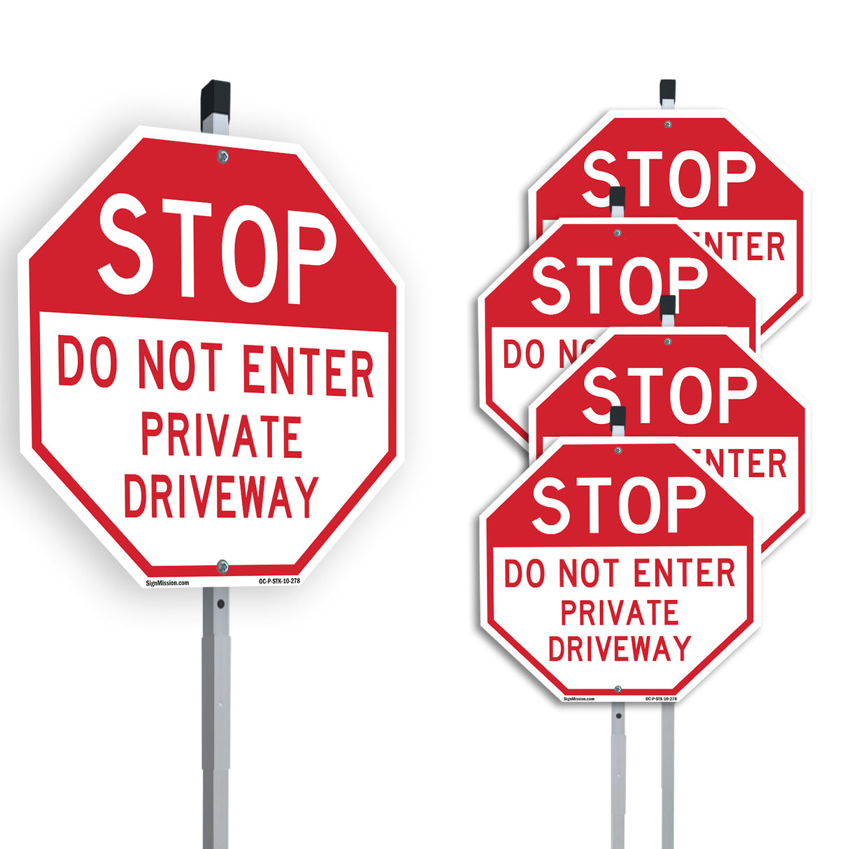 Stop Do Not Enter Private Driveway