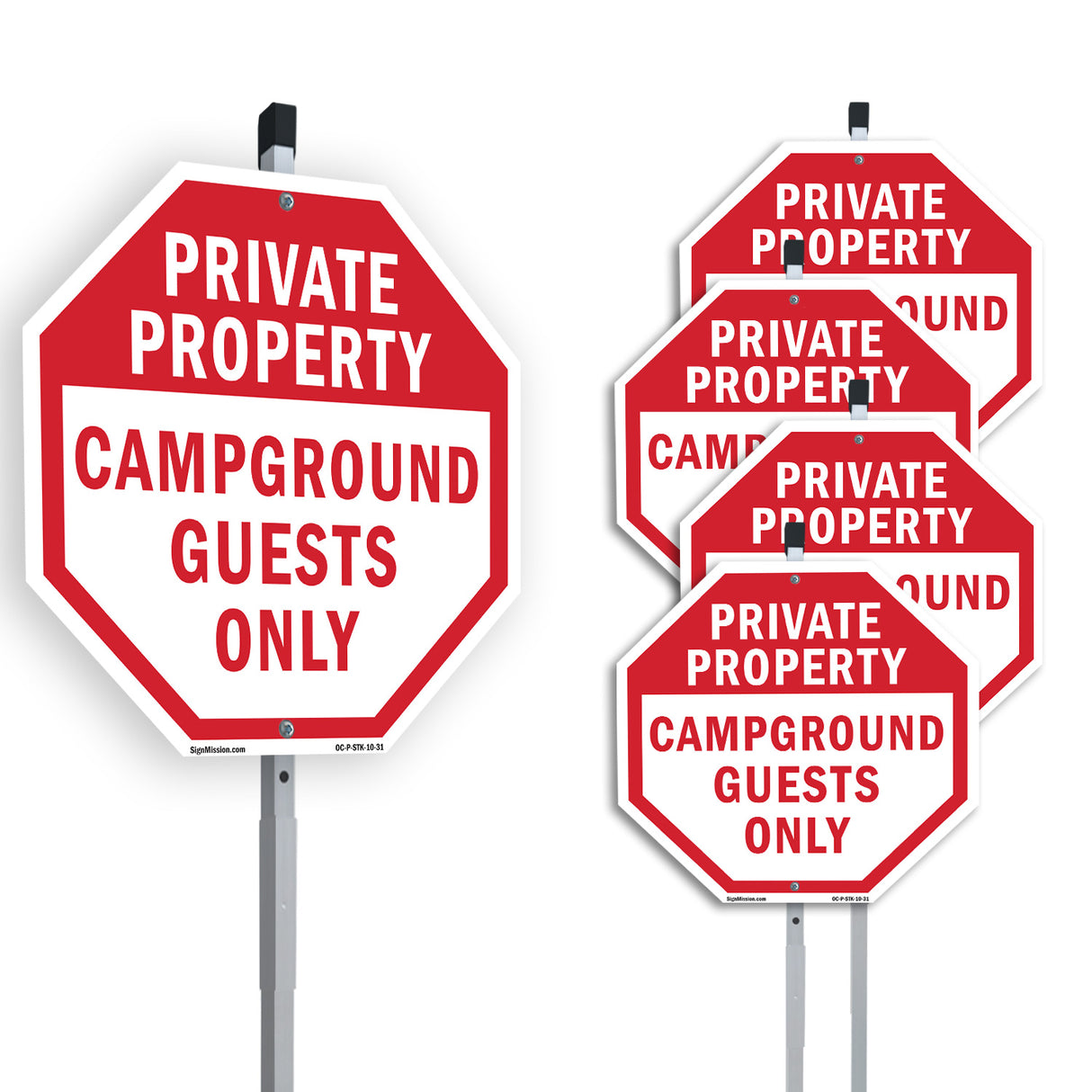 Private Property Campground Guests Only