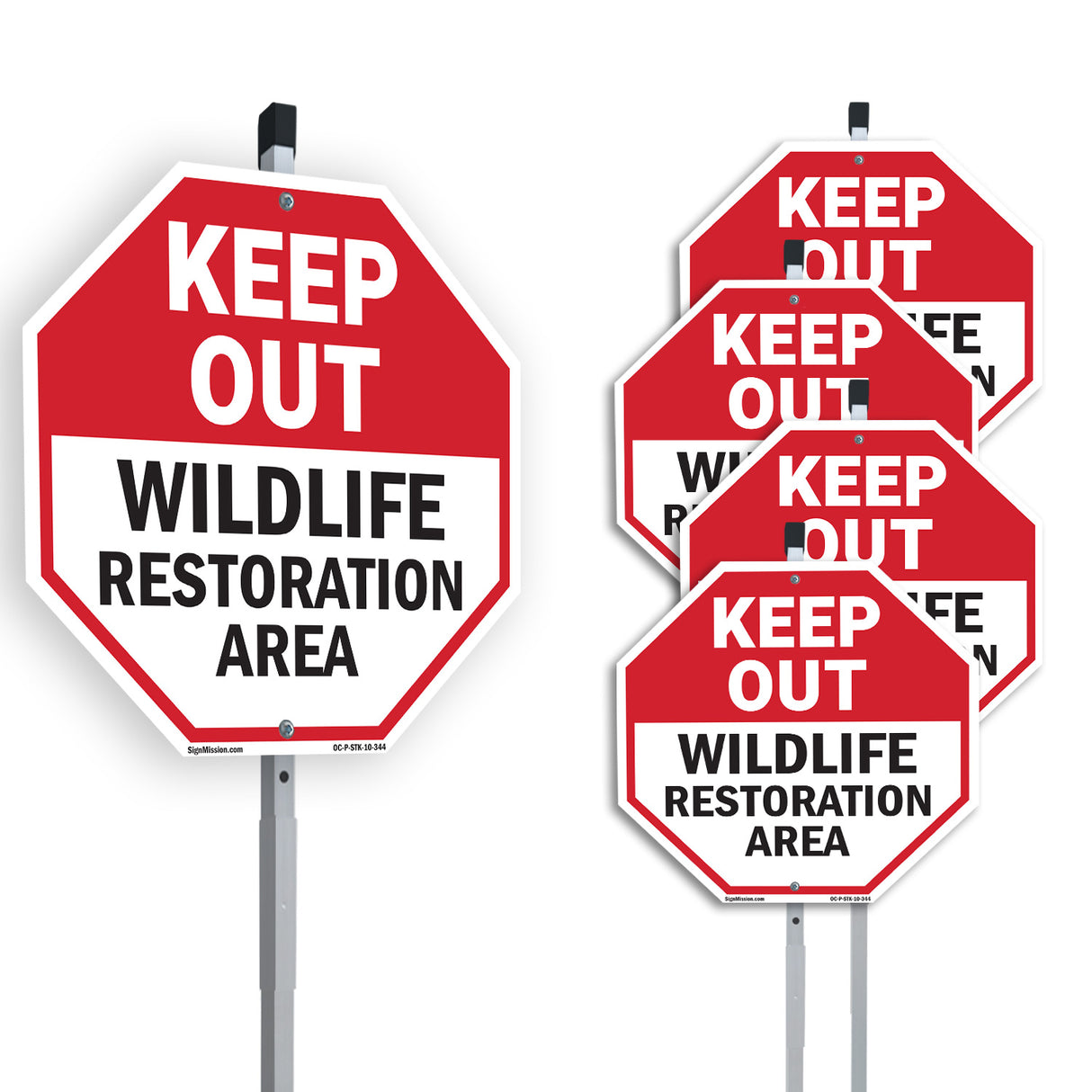 Keep Out Wildlife Restoration Area