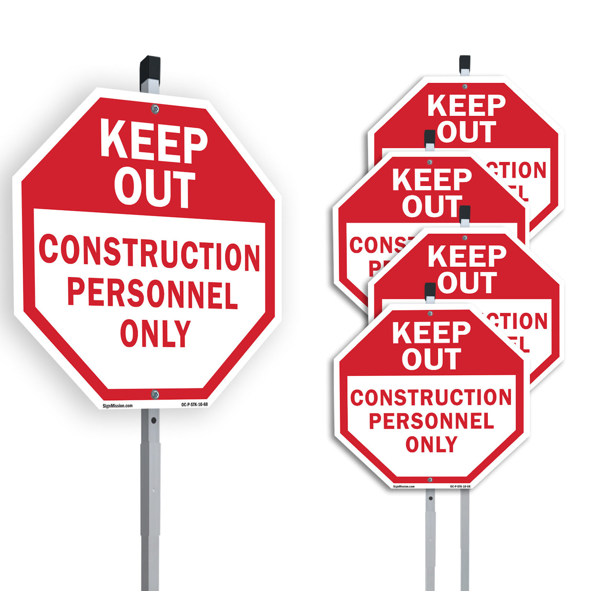 Keep Out Construction Personnel Only