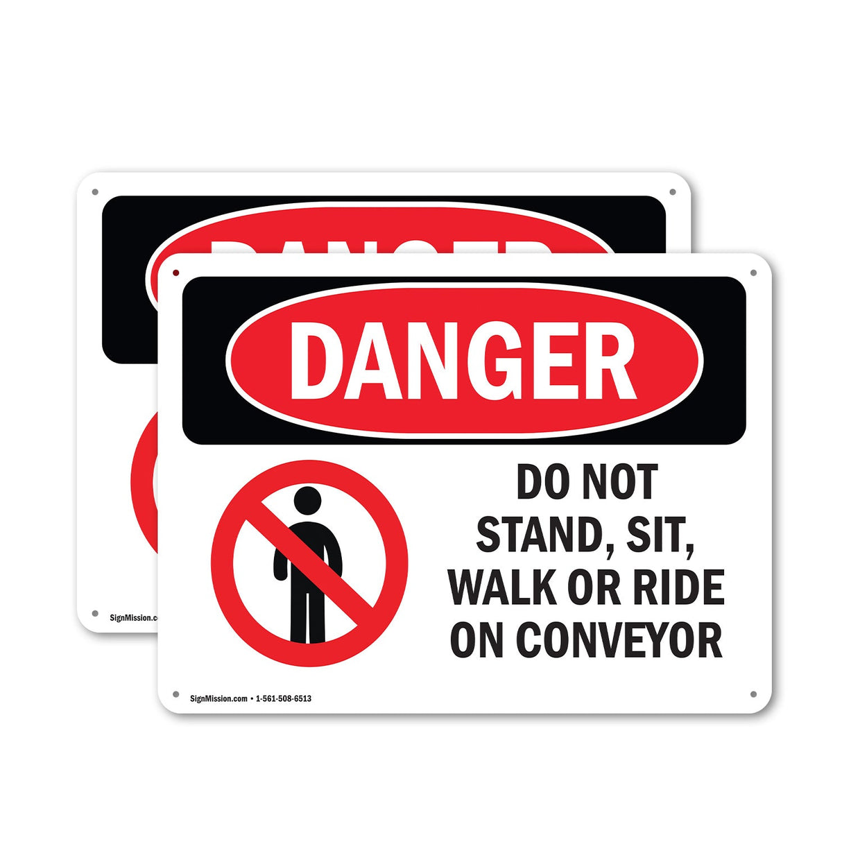 Do Not Stand Sit Walk Or Ride On Conveyor