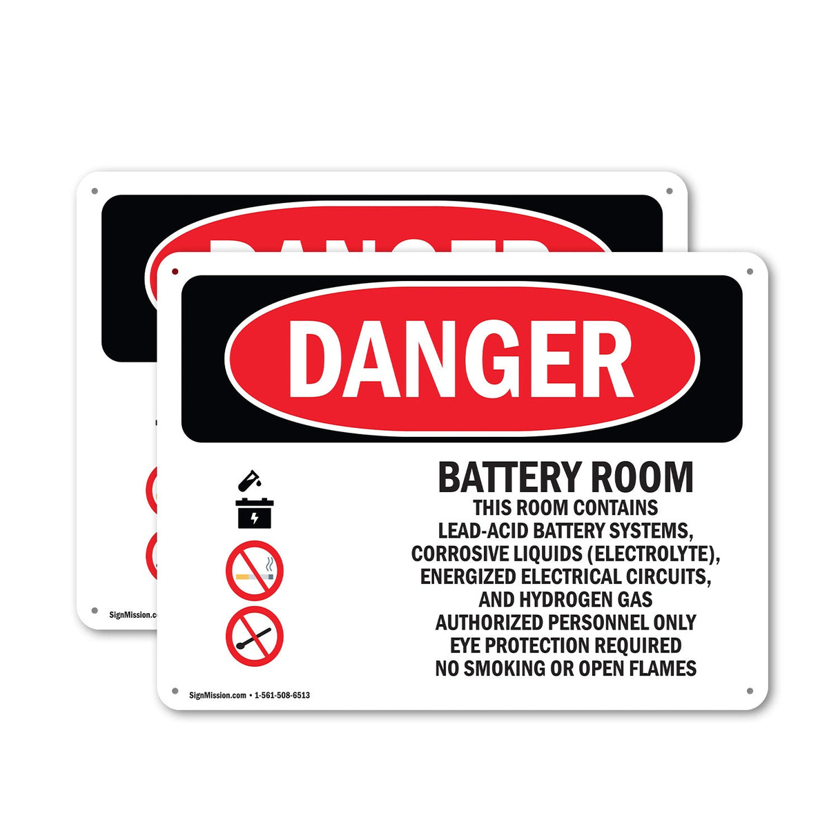 Battery Room Authorized Personnel Only