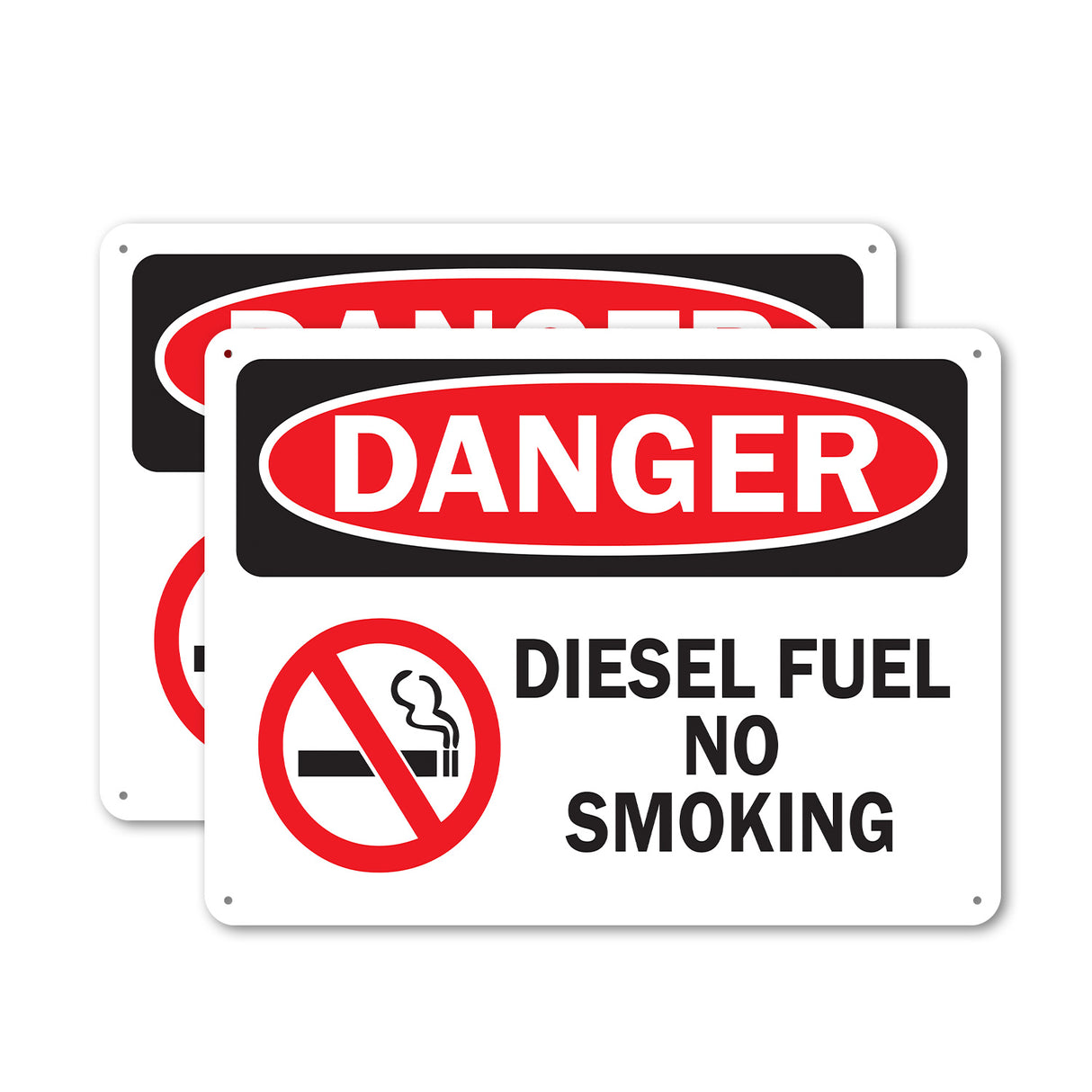 Diesel Fuel No Smoking with Graphic