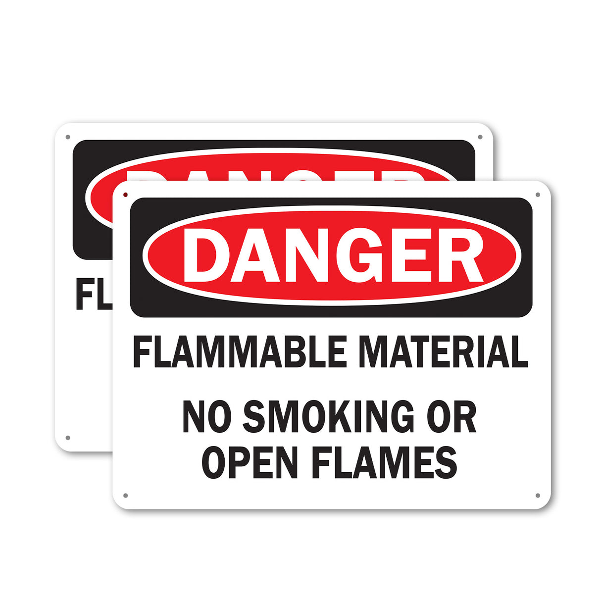 Flammable Material No Smoking Or Open Flames