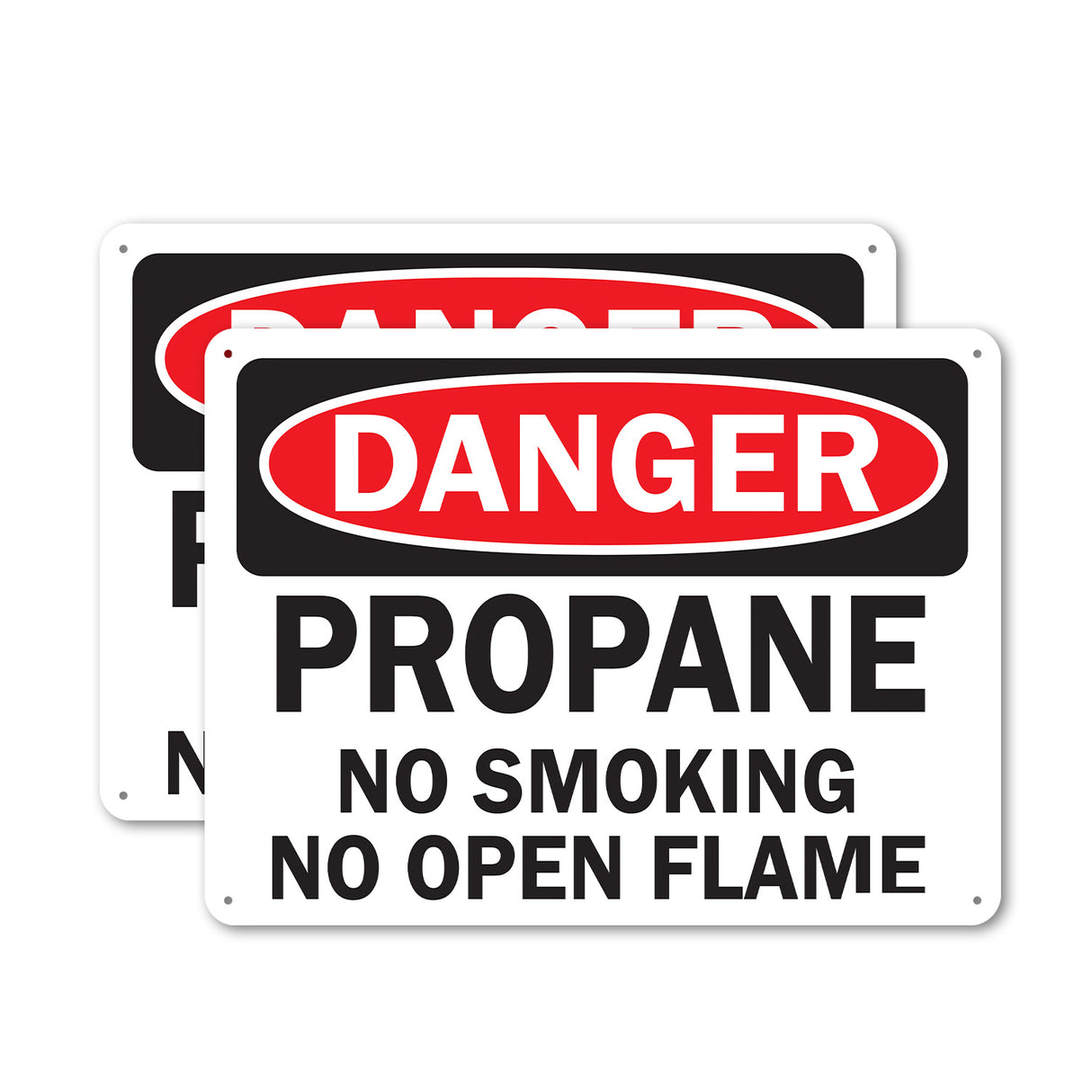 Propane No Smoking No Open Flames