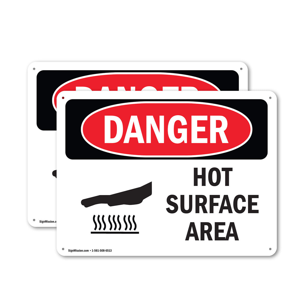 Hot Surfaces In This Area