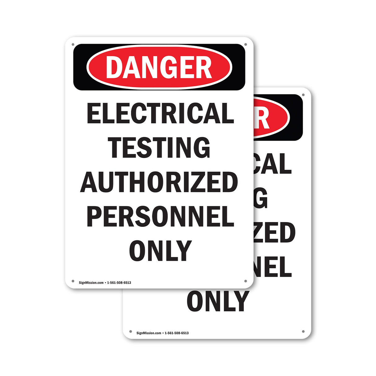 Electrical Testing Authorized Persons Only