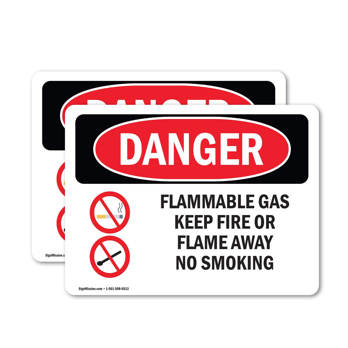 Flammable Gas Keep Fire Or Flame Away