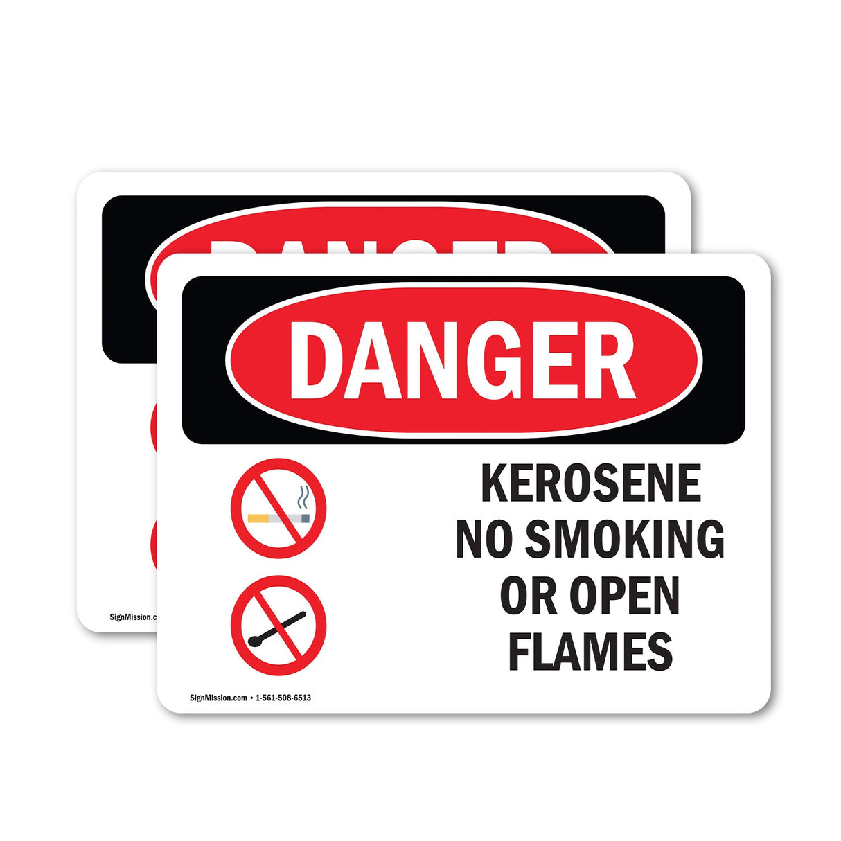 Kerosene No Smoking Or Open Flames