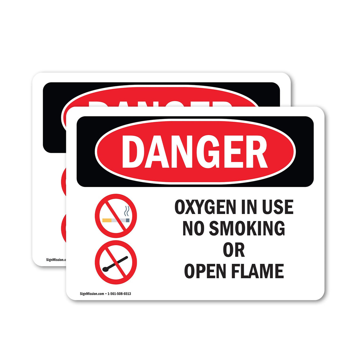 Oxygen In Use No Smoking Or Open Flame