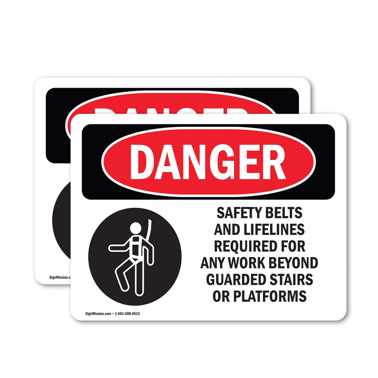 Safety Belts And Lifelines Required
