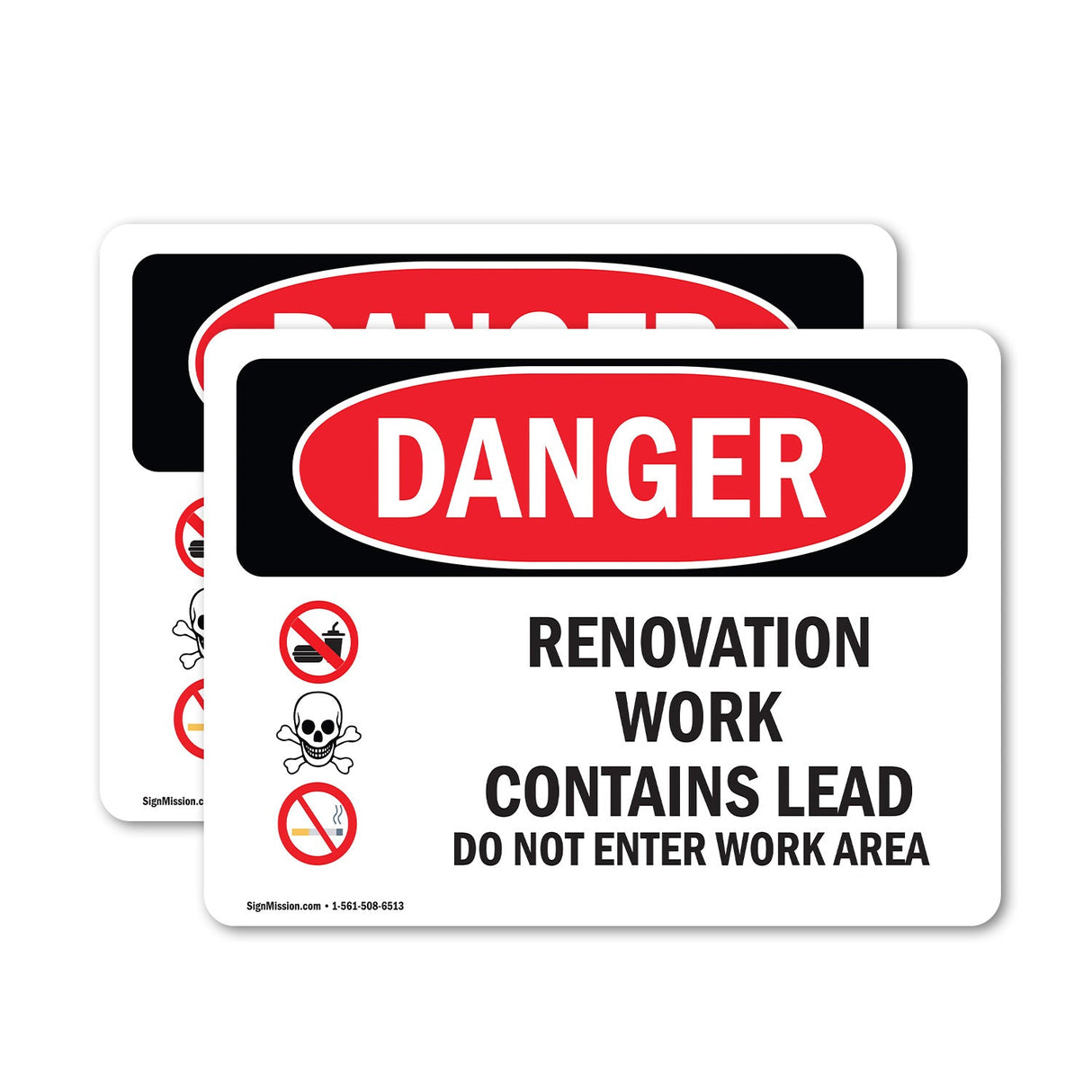 Renovation Work Contains Lead Do Not Enter