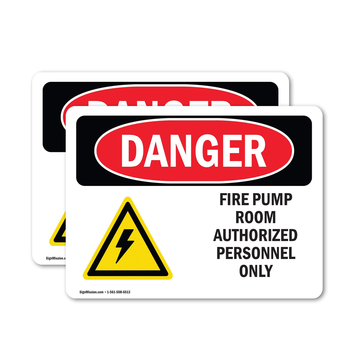 Fire Pump Room Authorized