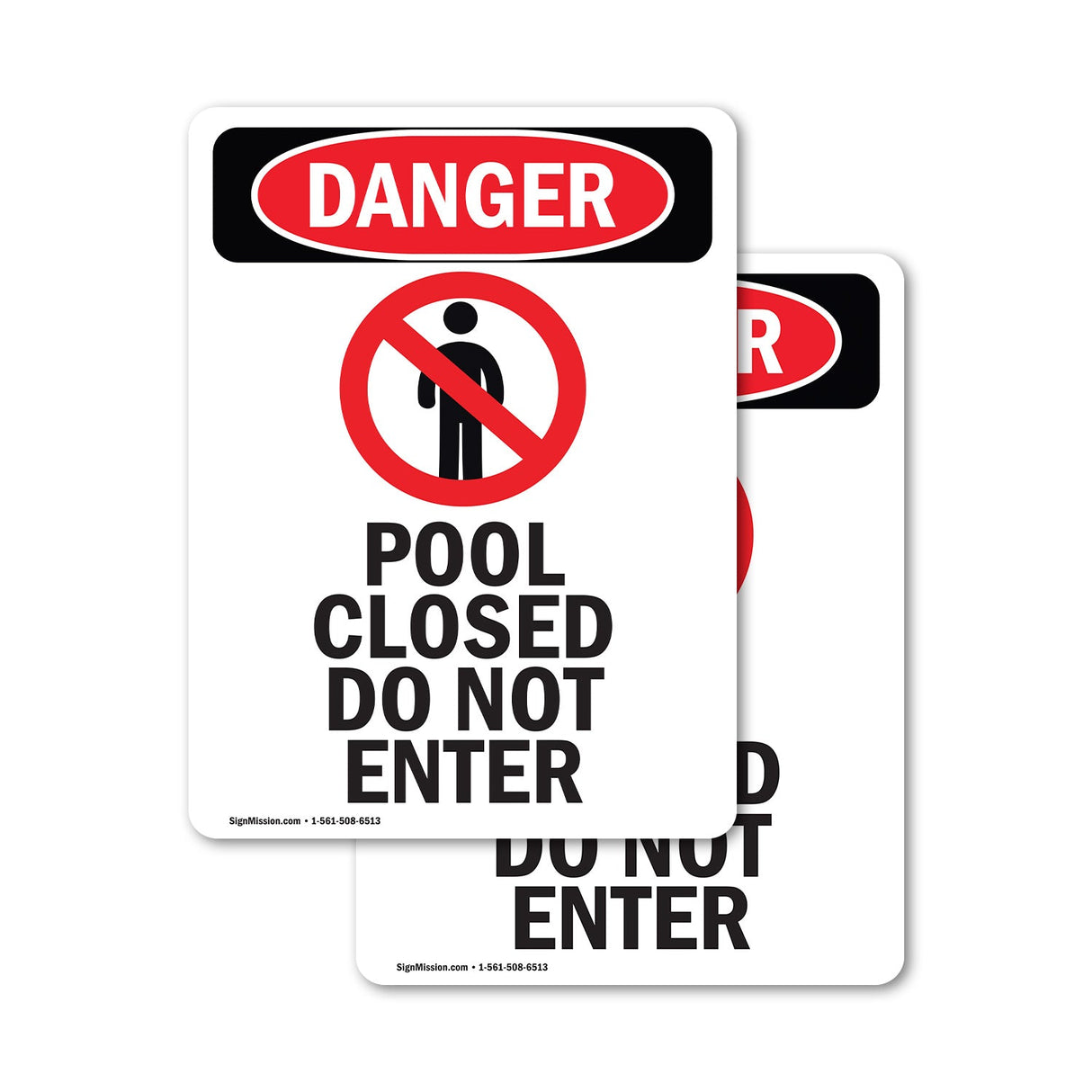 Pool Closed Do Not Enter