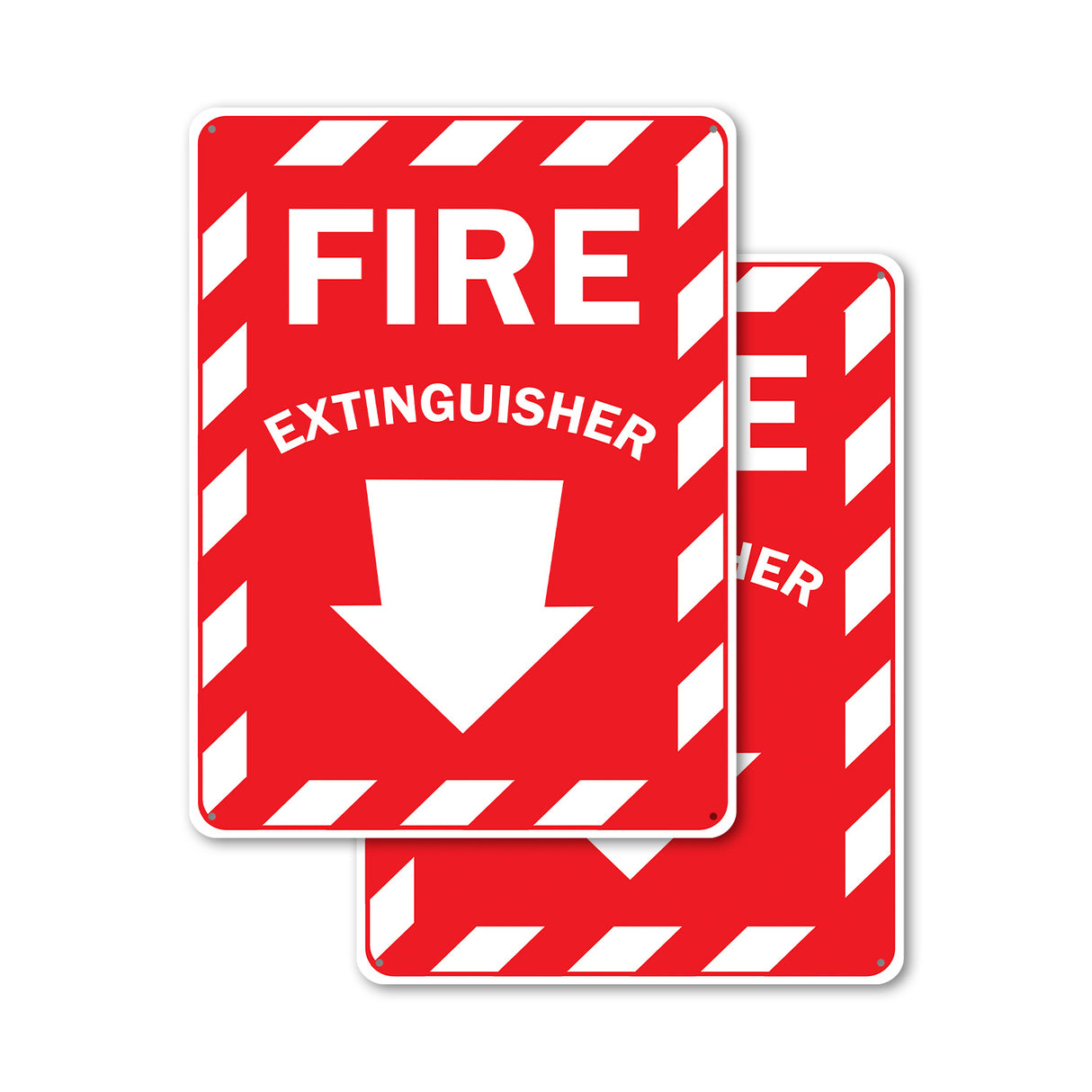 Fire Extinguisher with Arrow