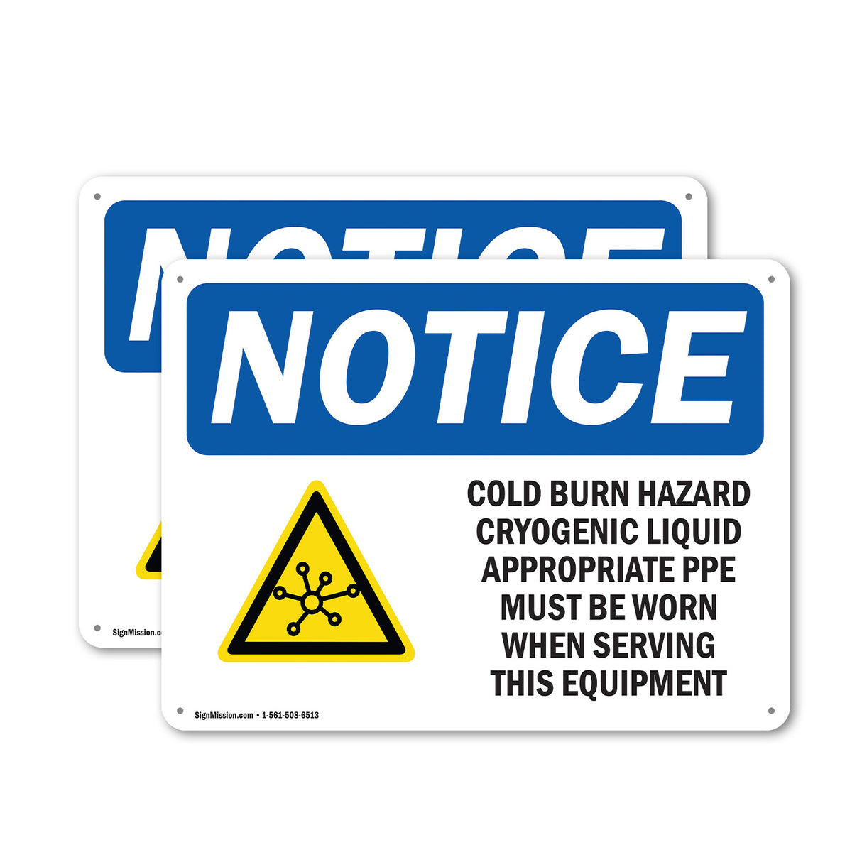Cold Burn Hazard Cryogenic Liquid