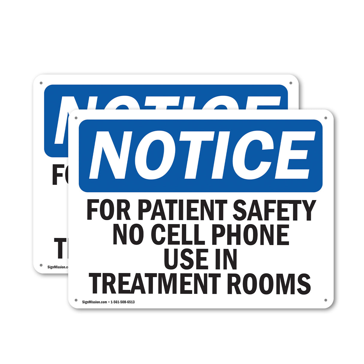For Patient Safety No Cell Phone Use In
