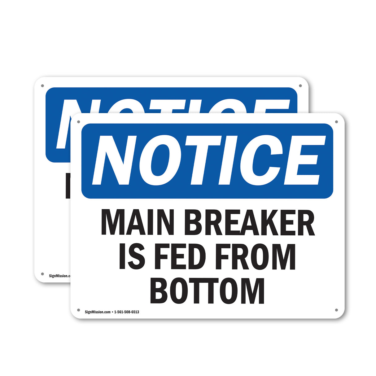 Main Breaker Is Fed From Bottom