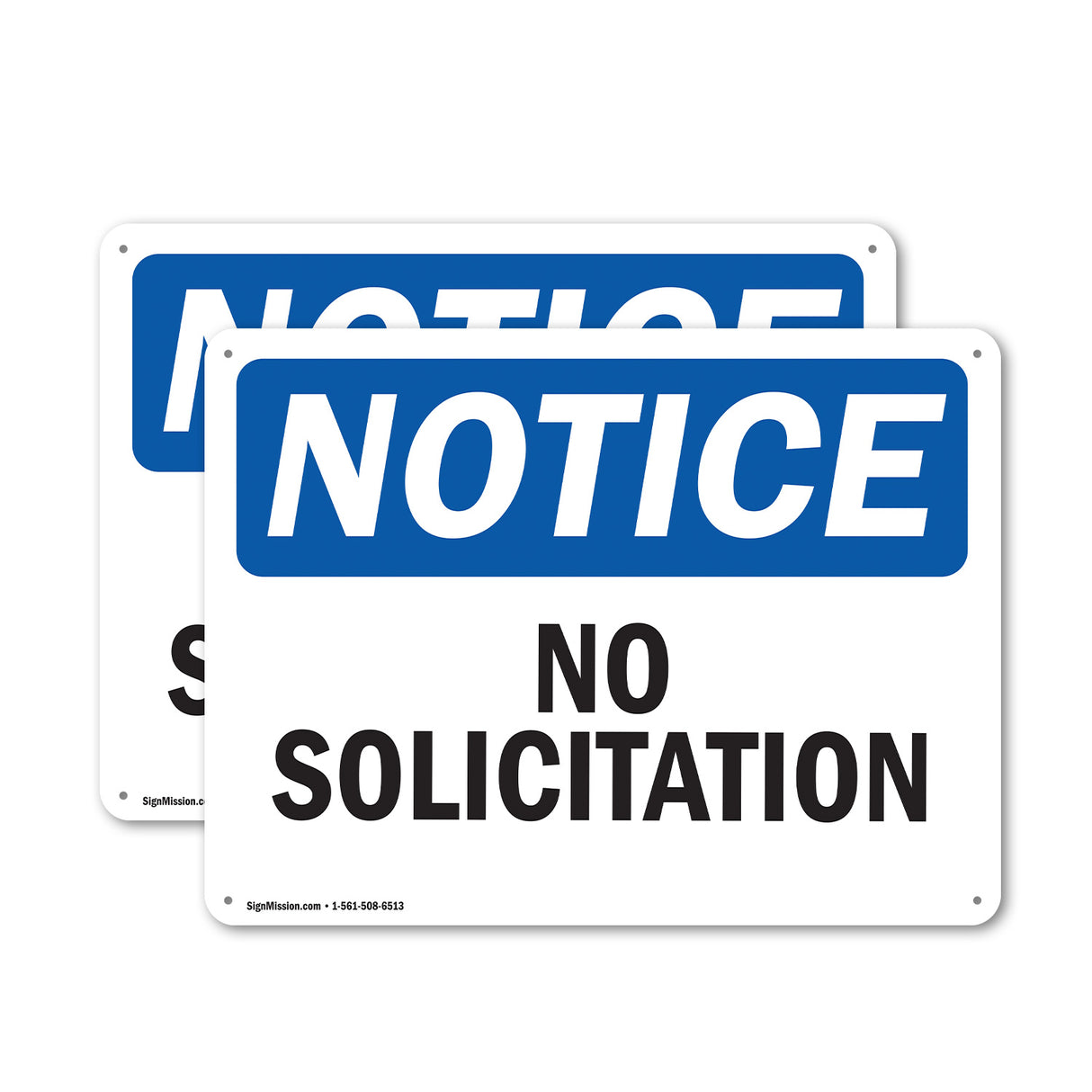 NOTICE No Solicitation